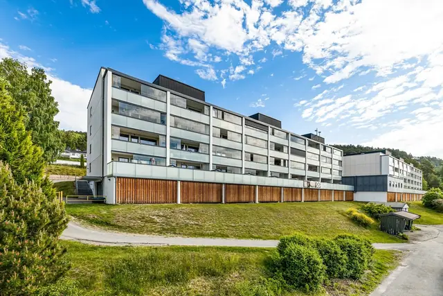 Borettslaget er veldrevet og har pent opparbeidede fellesarealer!