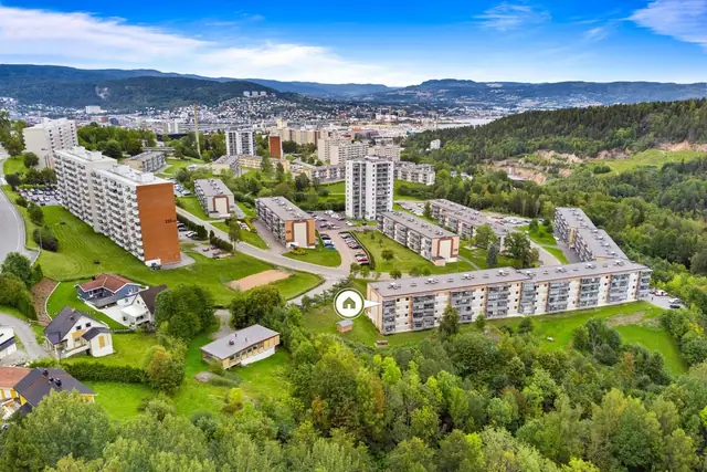 Fjell er et populært boligområde i Drammen med gode skole og barnehagetilbud.