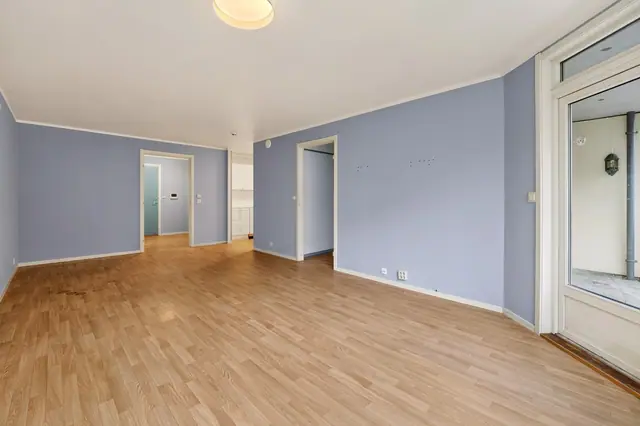 Stuen gir et godt utgangspunkt for å skape en personlig og innbydende atmosfære.