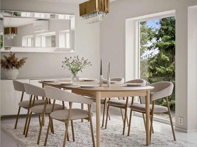 Store deler av boligens overflater er modernisert i 2020.