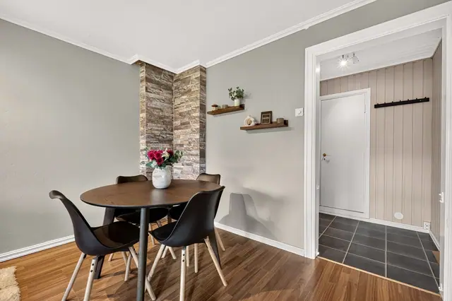 Teglpipe med mulighet for etablering av peis/ildsted